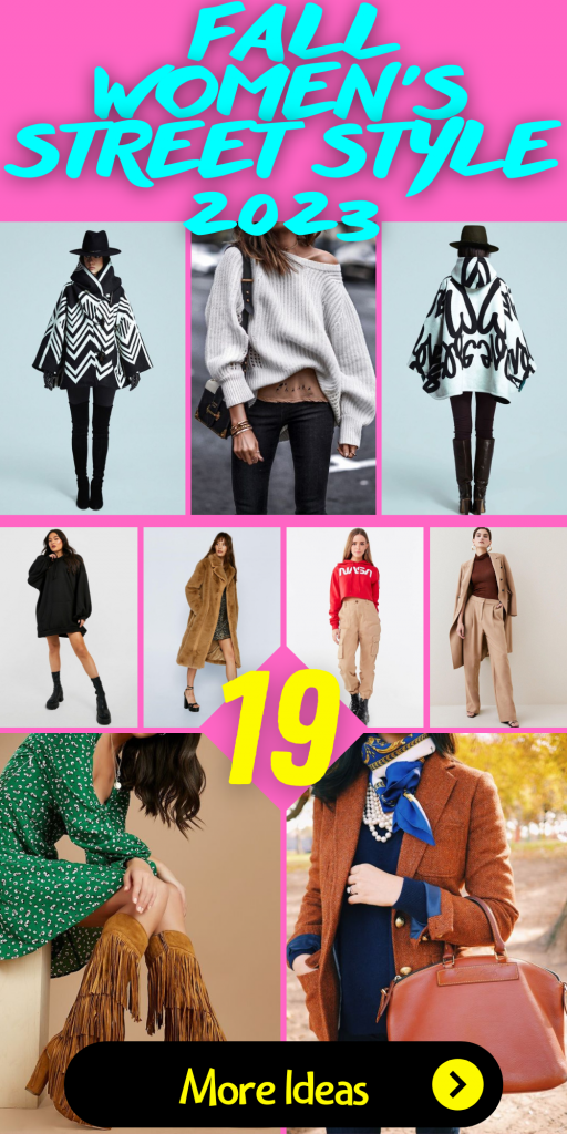 19 Trendy Fall Women's Street Style Ideas for 2023
