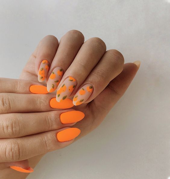 17 Gorgeous Orange Nail Colors for Fall
