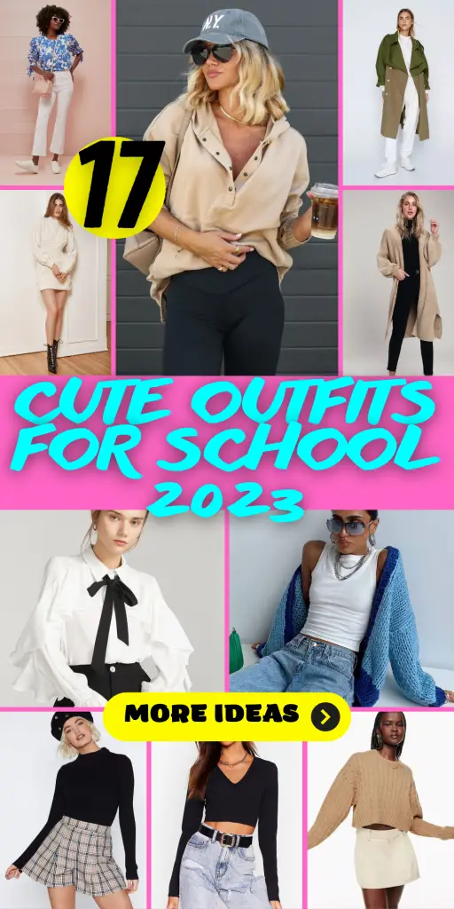 Cute Outfits for School 2023: 17 Fashionable Ideas - thepinkgoose.com