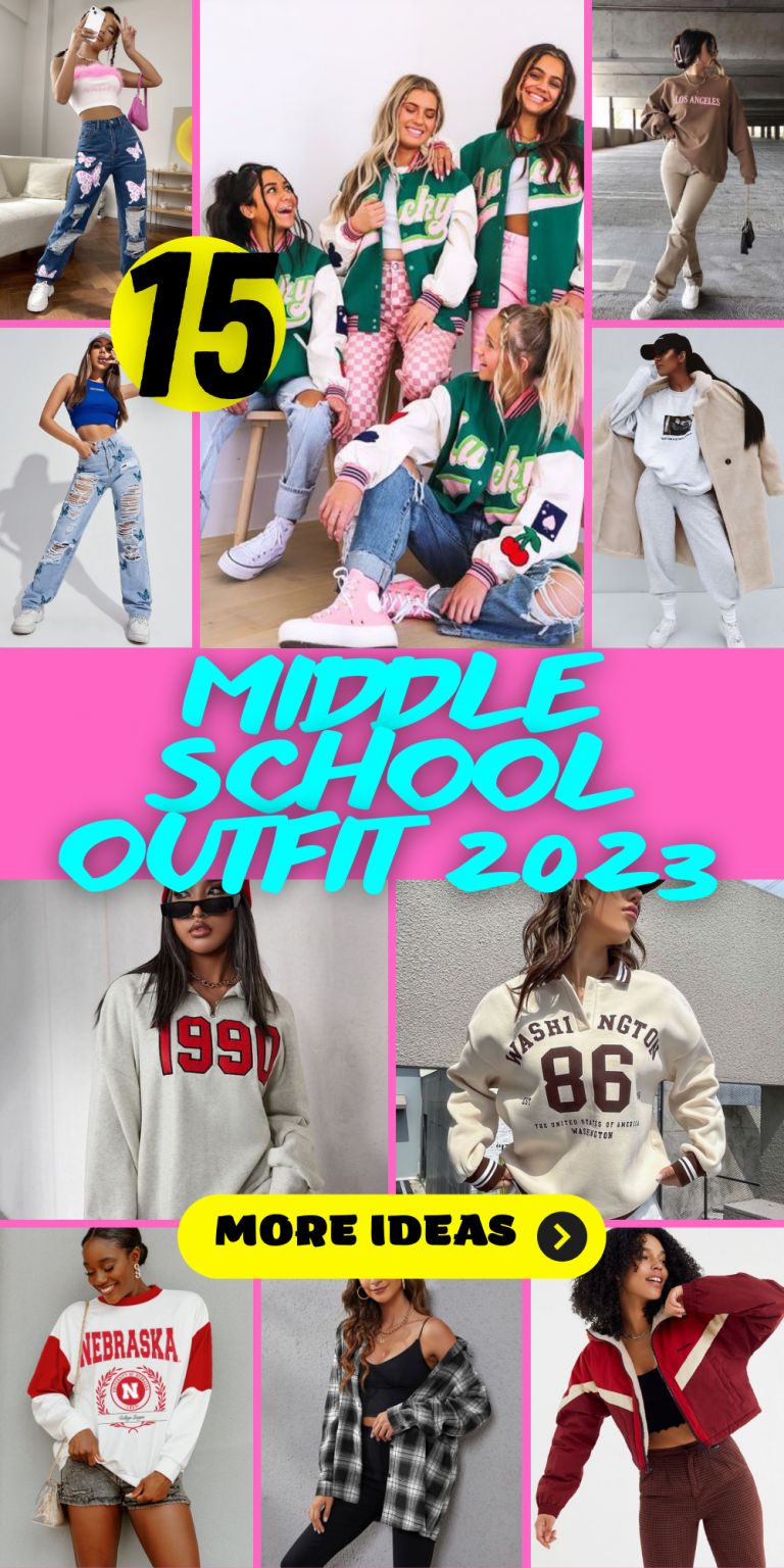 15 Trendy Middle School Outfit Ideas for 2023 - thepinkgoose.com