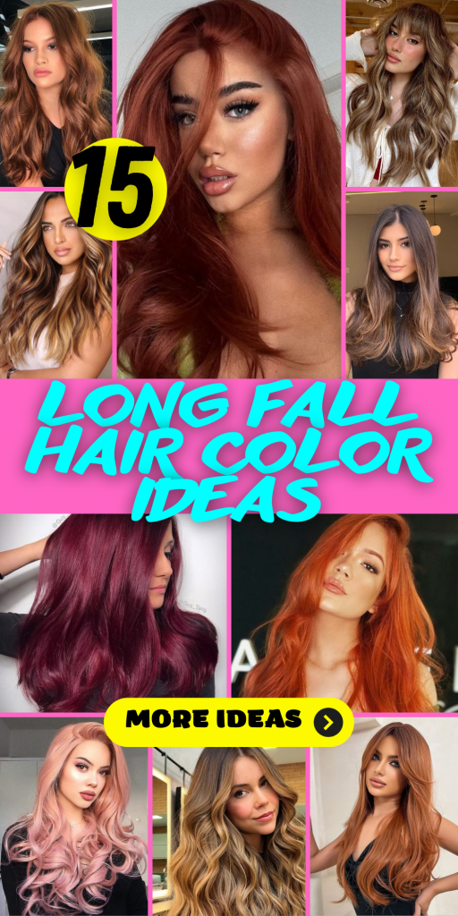 15 Long Fall Hair Color Ideas