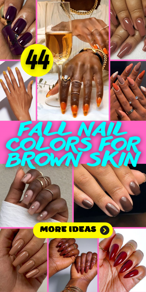 15 Chic Fall Nail Colors for Brown Skin
