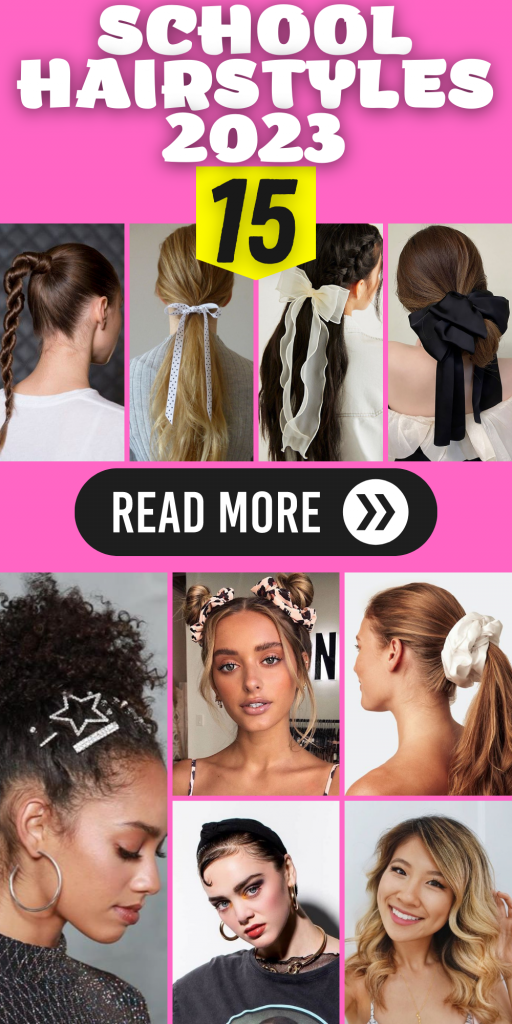 School Hairstyles 2023: 15 Trendy Ideas - thepinkgoose.com