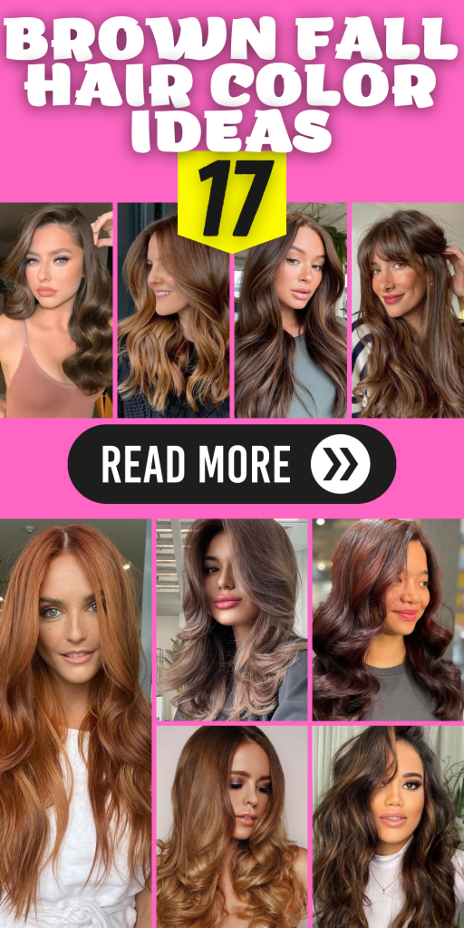 Stunning Brown Fall Hair Color Ideas - thepinkgoose.com