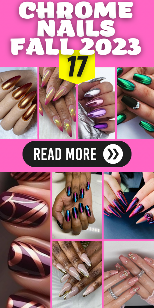 17 Trendy Chrome Nail Ideas for Fall 2023 - thepinkgoose.com