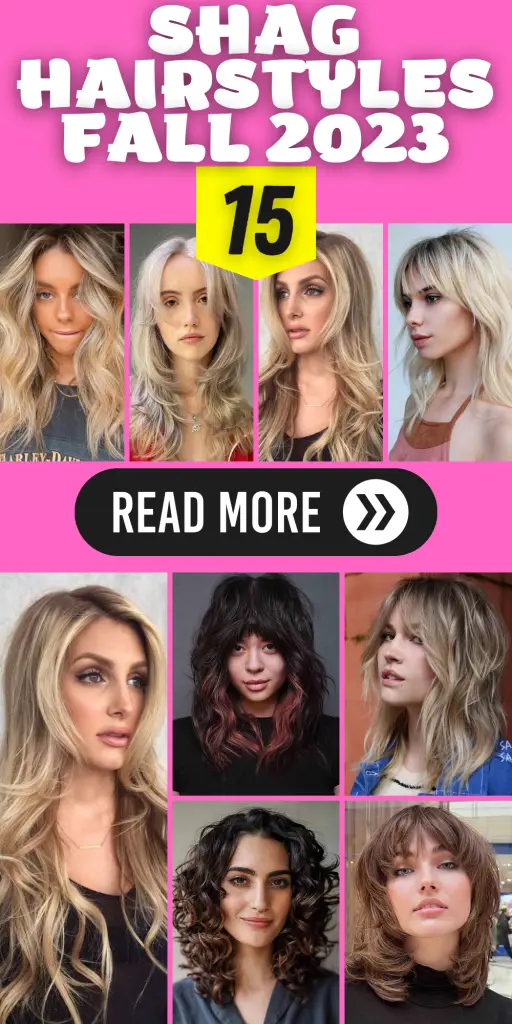 15 Trendy Shag Hairstyles for Fall 2023
