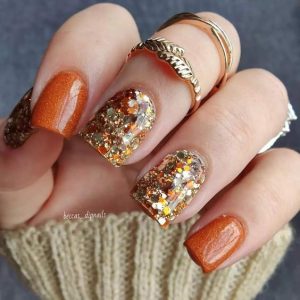 17 Gorgeous Orange Nail Colors for Fall - thepinkgoose.com