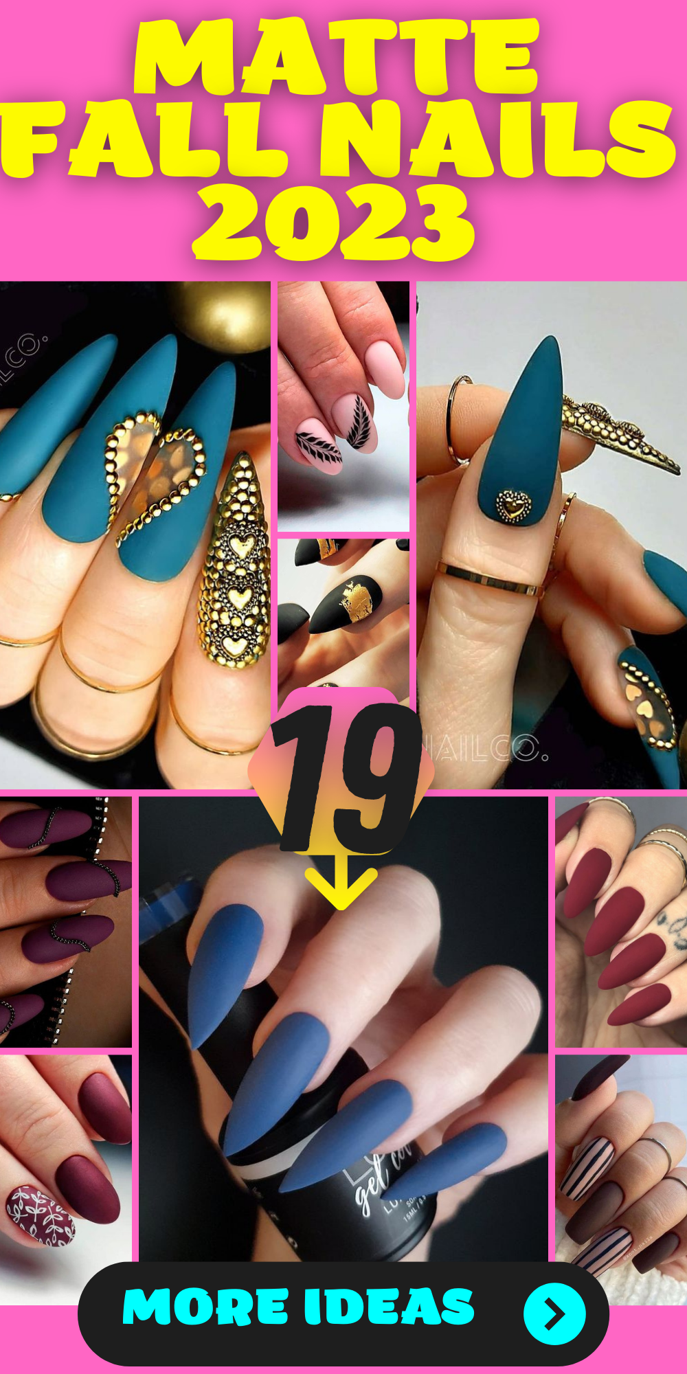 19 Chic Matte Fall Nail Ideas for 2023: Embrace the Modern and Edgy ...