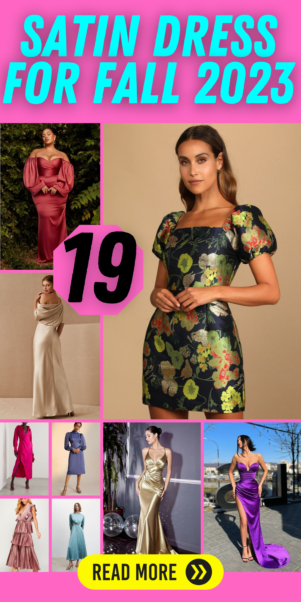 19 Stunning Satin Dress Ideas for Fall 2023 - thepinkgoose.com