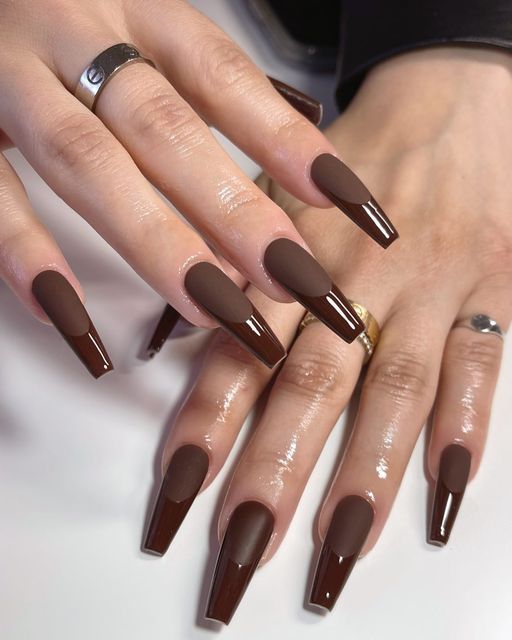17 Stunning Brown Nail Colors for Fall