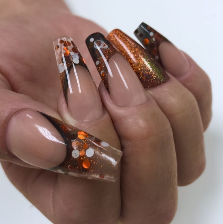 17 Gorgeous Fall French Square Nails Ideas