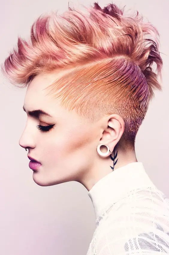 17 Stunning Fall Hair Colors with Undercut Ideas