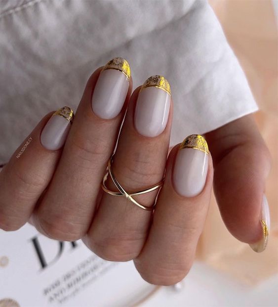 17 Chic Fall Round French Nail Ideas