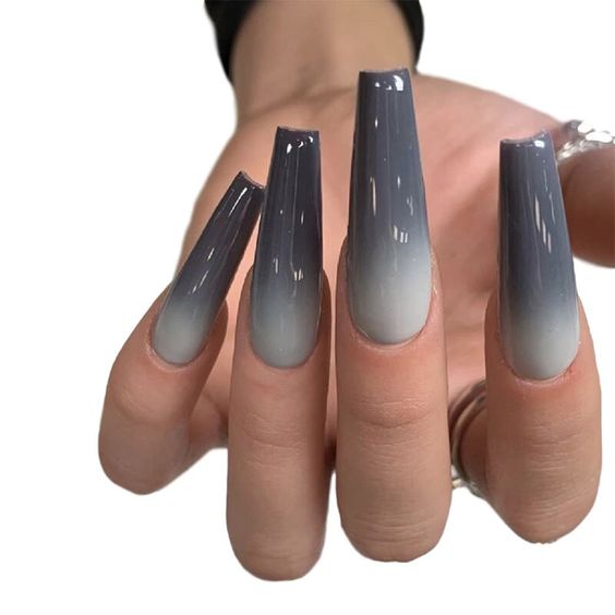 17 Chic Monochrome Fall Nail Ideas for 2023: Elevate Your Coffin Nails