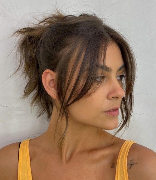 15 Chic Ponytail with Bangs Hairstyle Ideas