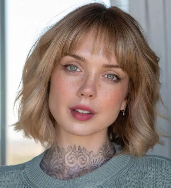 15 Chic Italian Bob Haircut Ideas with Bangs: Effortless Style and Elegance