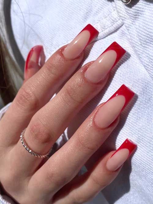 17 Gorgeous Fall French Square Nails Ideas