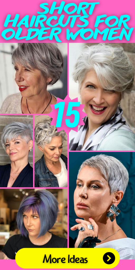 15 Chic Short Haircut Ideas for Older Women - thepinkgoose.com