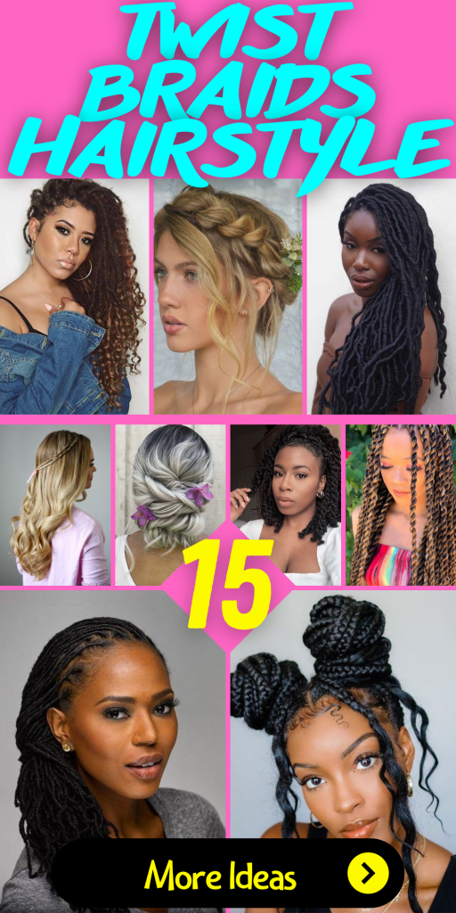 15 Chic Twist Braids Hairstyle Ideas for a Stylish Look - thepinkgoose.com