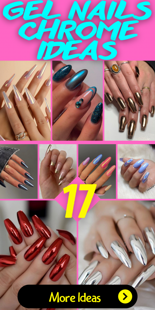 17 Stunning Gel Nails Chrome Ideas