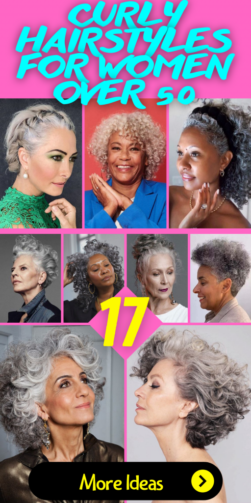 17 Elegant Curly Hairstyle Ideas for Women Over 50