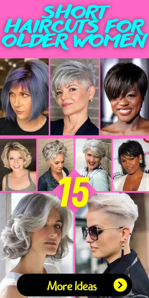 15 Chic Short Haircut Ideas for Older Women