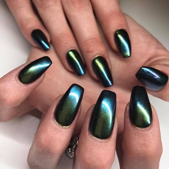17 Stunning Gel Nails Chrome Ideas