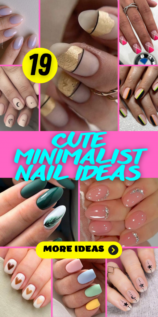 19 Cute Minimalist Nail Ideas