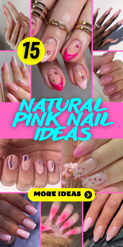 15 Lovely Natural Pink Nail Ideas - | March 2024 | Willtiptop
