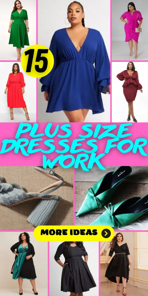 15 Stylish Plus Size Dresses for Work: Combining Comfort and Professionalism