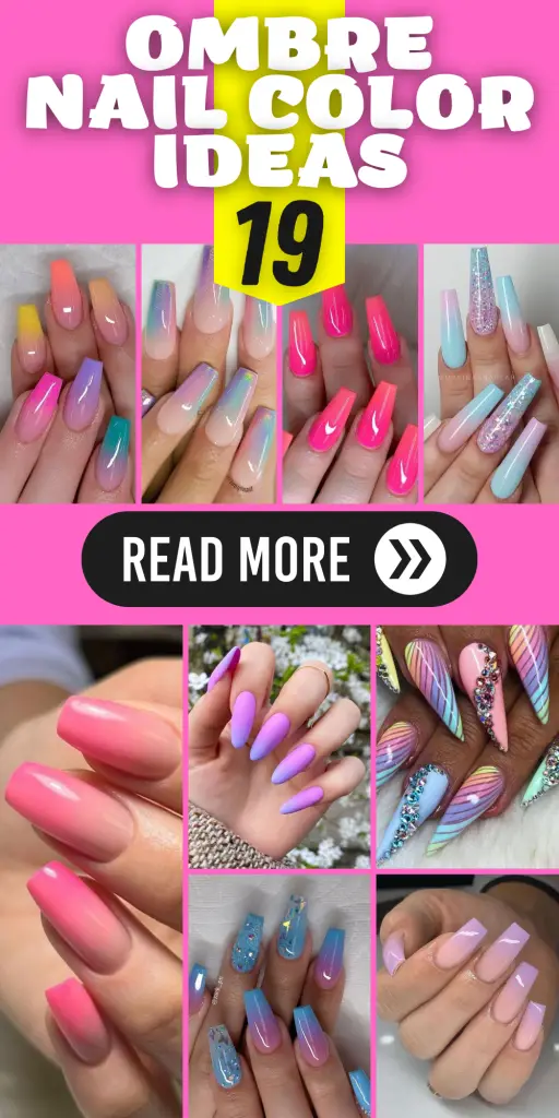19 Gorgeous Ombre Nail Color Ideas