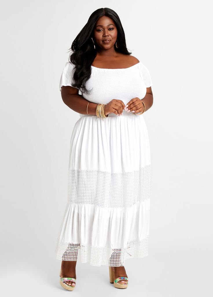 17 Elegant White Plus Size Dress Ideas - | January 2024 | Willtiptop
