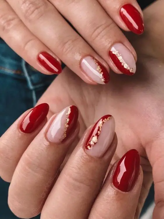 19 Captivating Red Gel Nail Ideas for Timeless Glamour