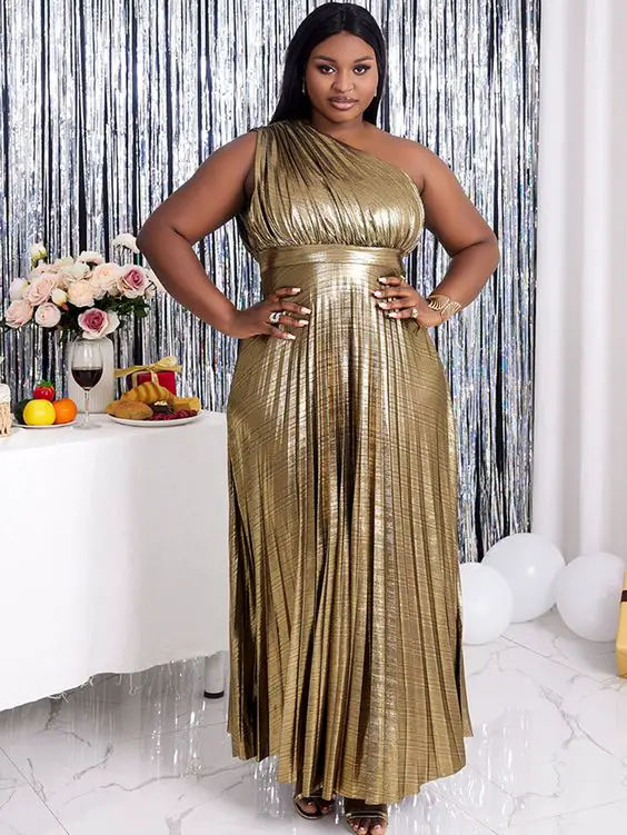 15 Stunning Gold Plus Size Dress Ideas for Glamorous Occasions ...
