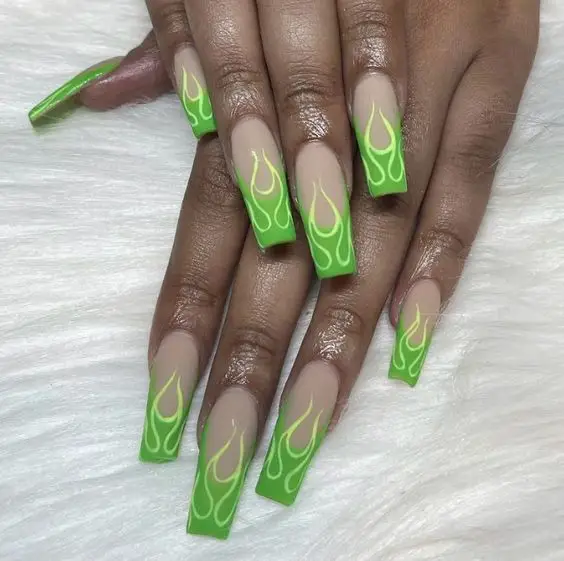 19 Electric Neon Green Nail Ideas for a Bold Statement - | February ...