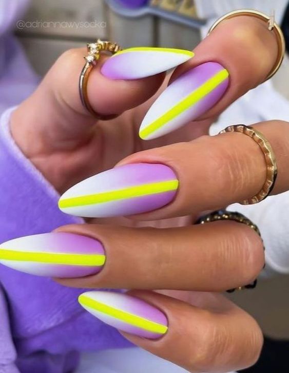 19 Dazzling Neon Nail Art Ideas for Vibrant Expression