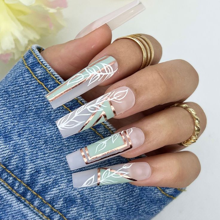 19 Chic Long Square Nail Design Ideas for Modern Elegance