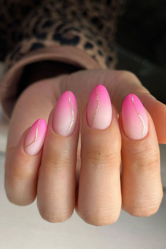 15 Enchanting Ombre Pink Nail Design Ideas