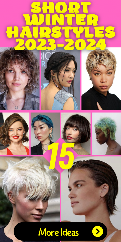 15 Stylish Short Winter Hairstyles 2023-2024 - thepinkgoose.com