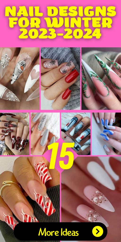 15 Creative Nail Designs for Winter 2023-2024 - thepinkgoose.com