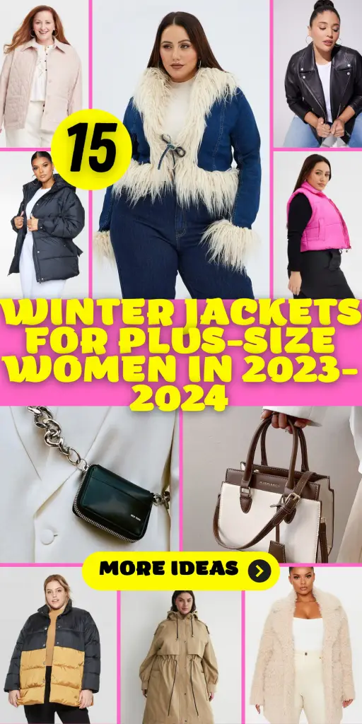 15 Stylish Winter Jackets for Plus-Size Women in 2023-2024