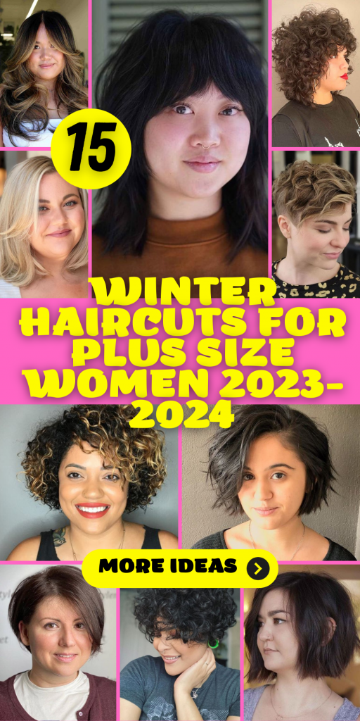 15 Chic Winter Haircut Ideas for Plus Size Women 2023-2024