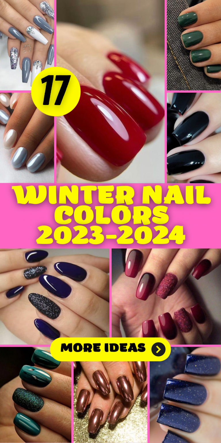 17 Trendy Winter Nail Colors for 2023-2024 - thepinkgoose.com