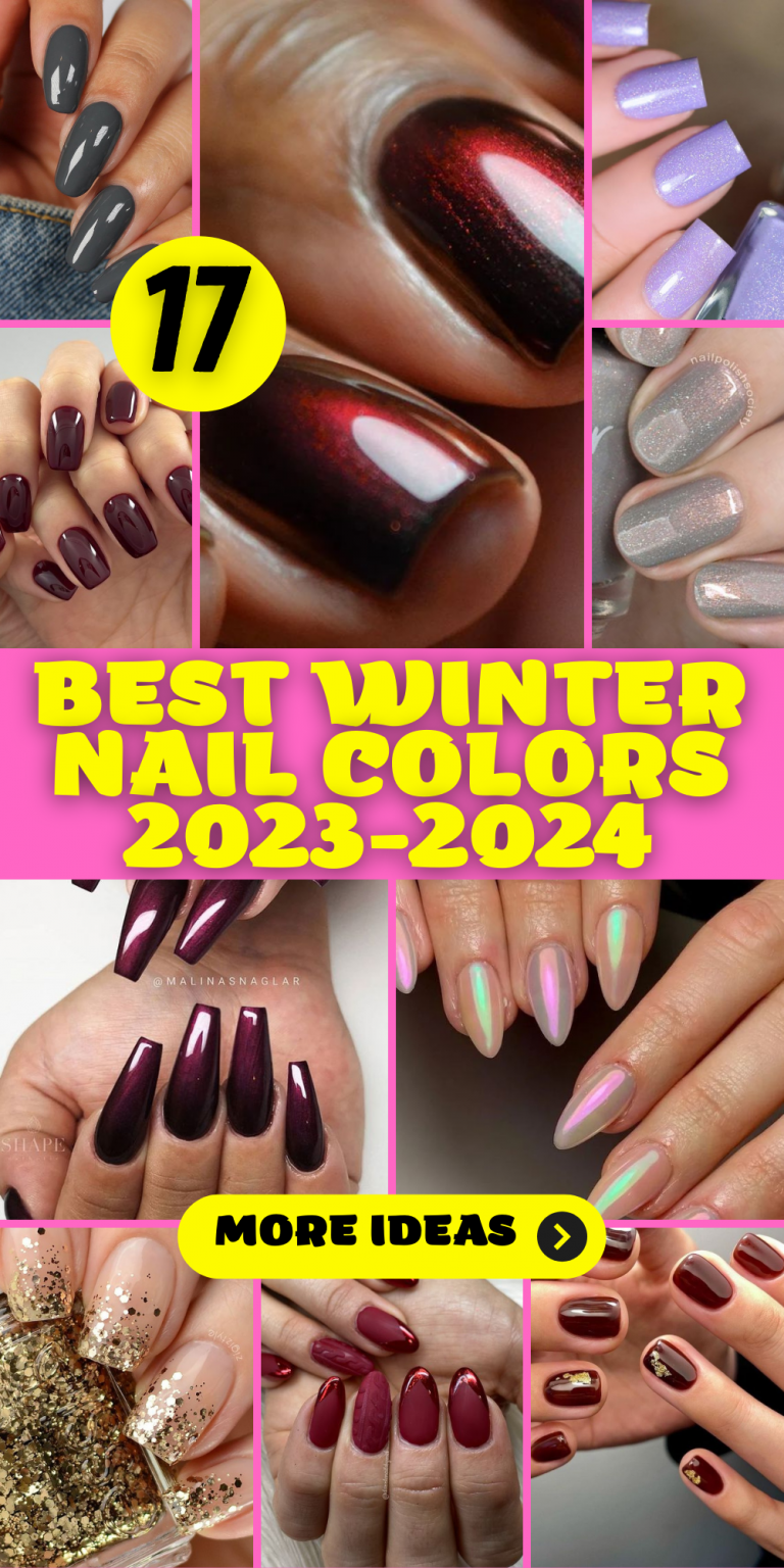 17 Best Winter Nail Colors for 2023-2024 - thepinkgoose.com