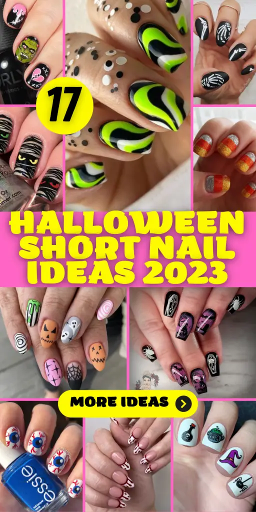 17 Spooky and Stylish Halloween Short Nail Ideas for 2023