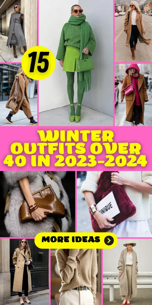 Winter Outfits Over 40: 15 Stylish and Age-Appropriate Ideas for 2023-2024