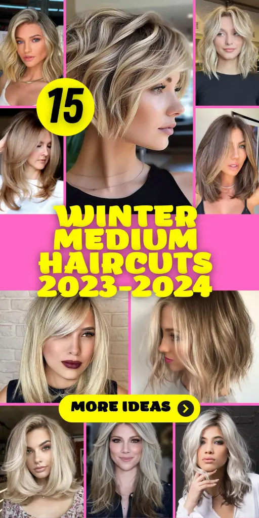 15 Winter Medium Haircuts for 2023-2024