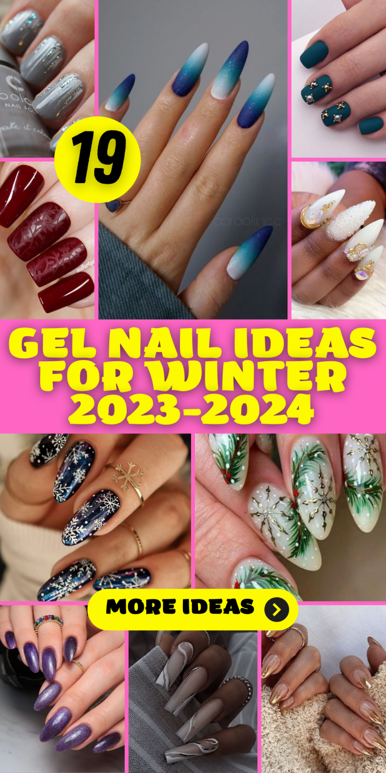 19 Chic Gel Nail Ideas for Winter 2023-2024 - thepinkgoose.com