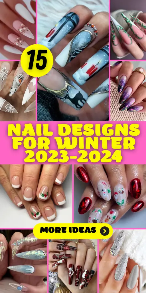 15 Creative Nail Designs for Winter 2023-2024 - thepinkgoose.com