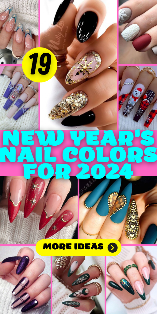 19 Exciting New Year's Nail Colors for 2024